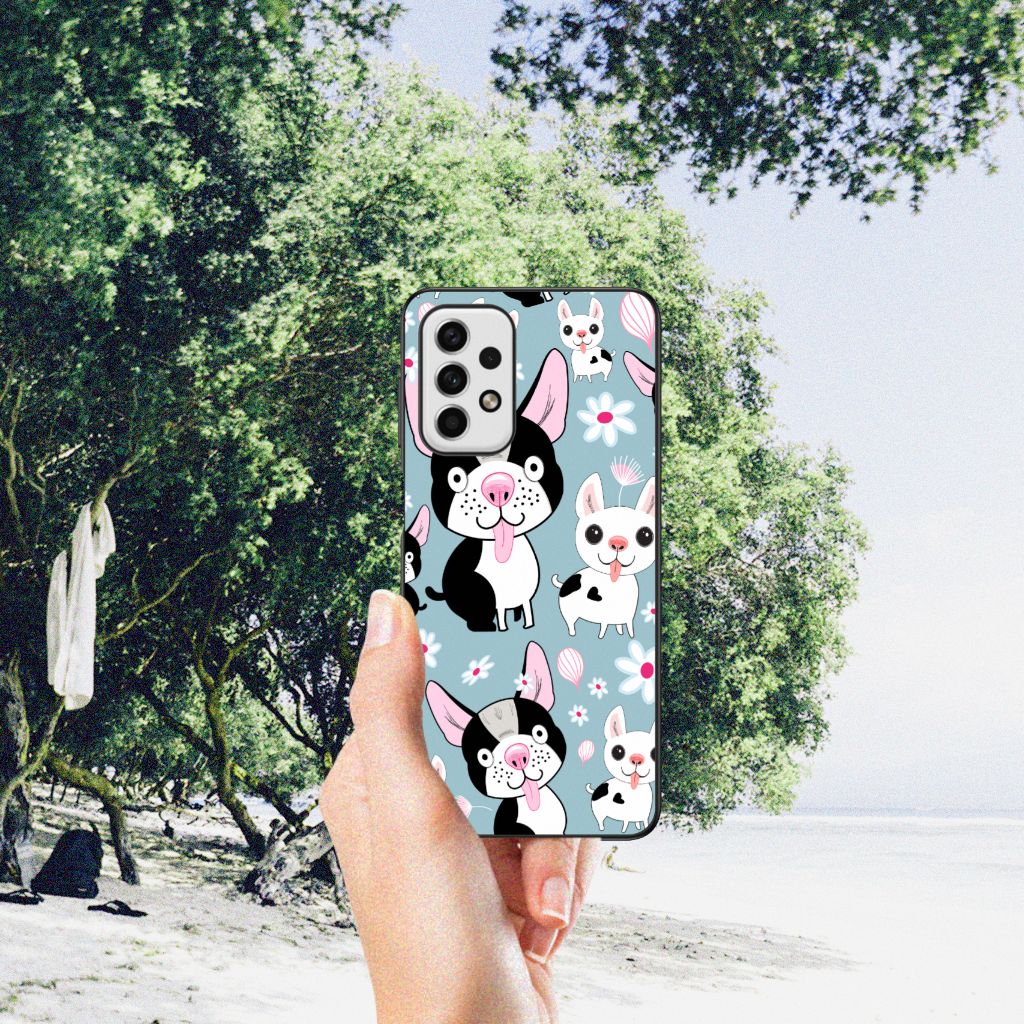 Samsung Galaxy A23 Dierenprint Telefoonhoesje Hondjes B2C Telecom