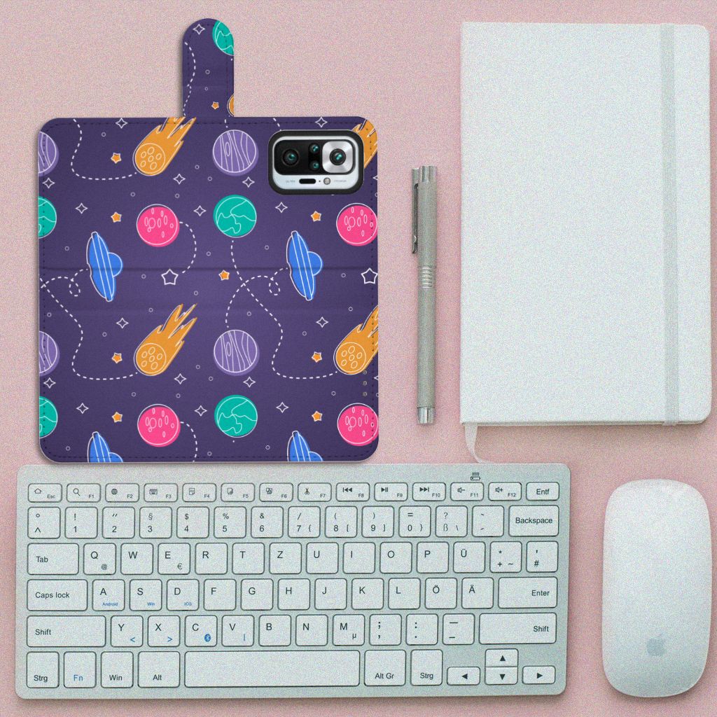 Xiaomi Redmi Note 10 Pro Wallet Case met Pasjes Space