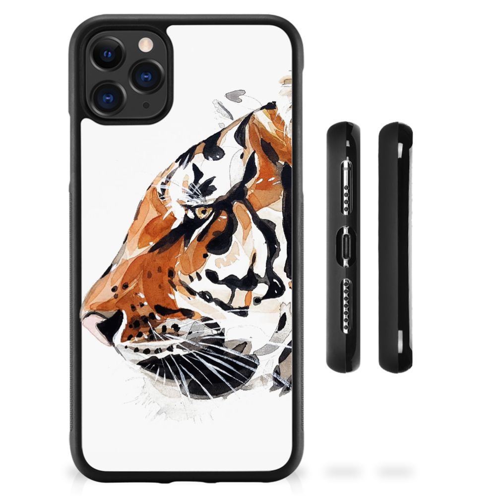 Case Apple iPhone 11 Pro Max Watercolor Tiger