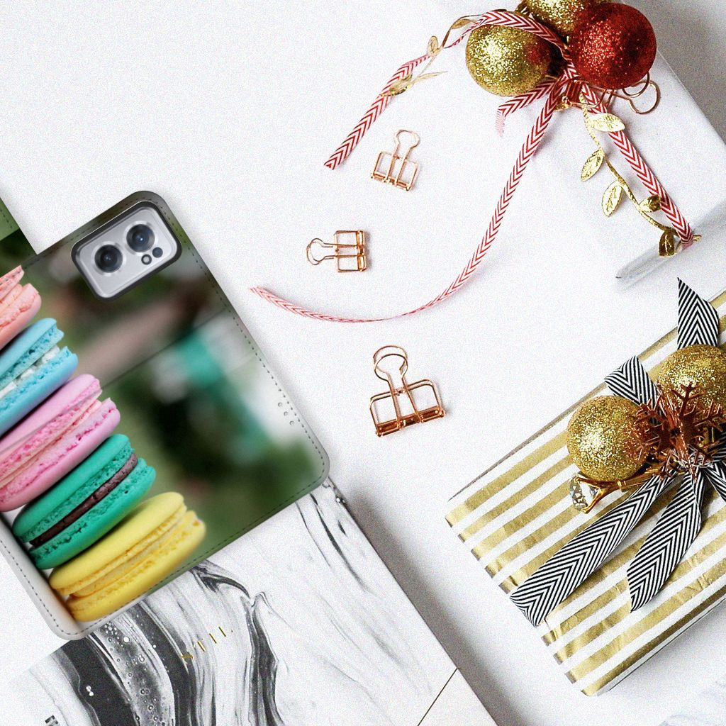 OnePlus Nord CE 2 Book Cover Macarons