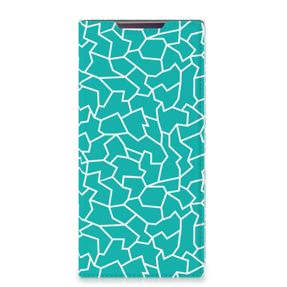 Samsung Galaxy Note 20 Ultra Bookcase Cracks Blue - B2C Telecom