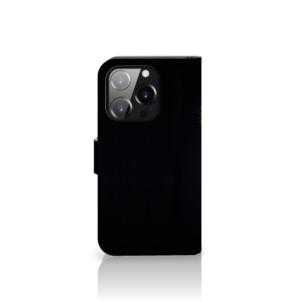 iPhone 14 Pro Telefoonhoesje met Pasjes Papegaai