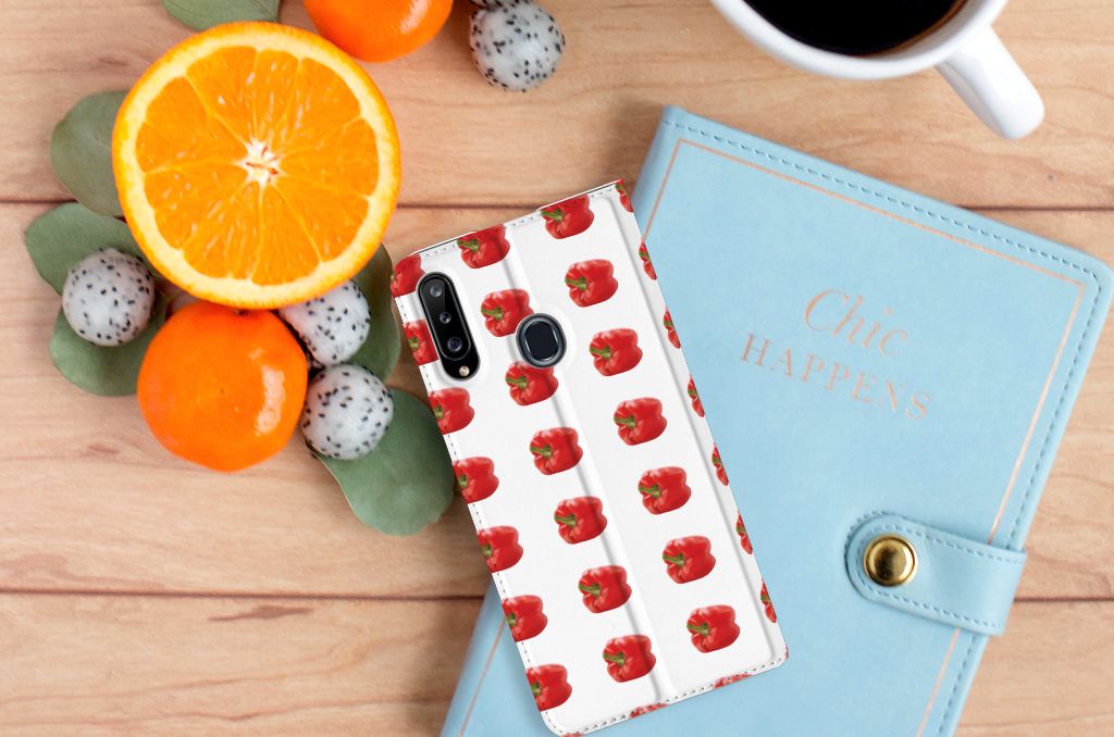 Samsung Galaxy A20s Flip Style Cover Paprika Red - B2C Telecom