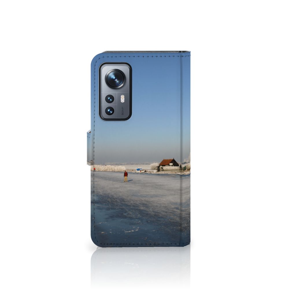 Xiaomi 12 | 12X Flip Cover Schaatsers