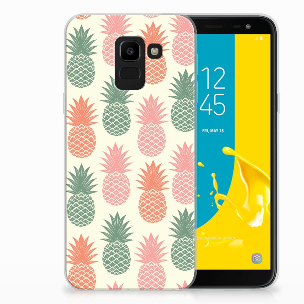 Samsung Galaxy J6 2018 Siliconen Case Ananas