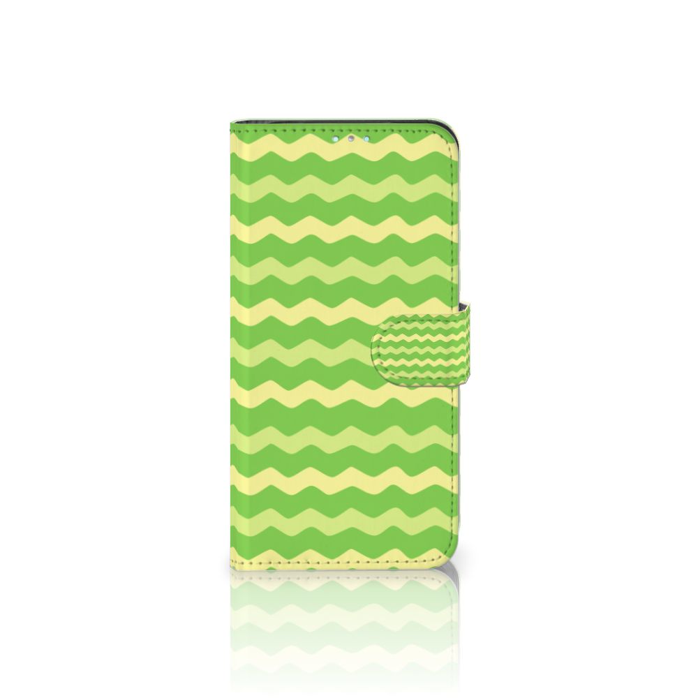 Samsung Galaxy A41 Telefoon Hoesje Waves Green