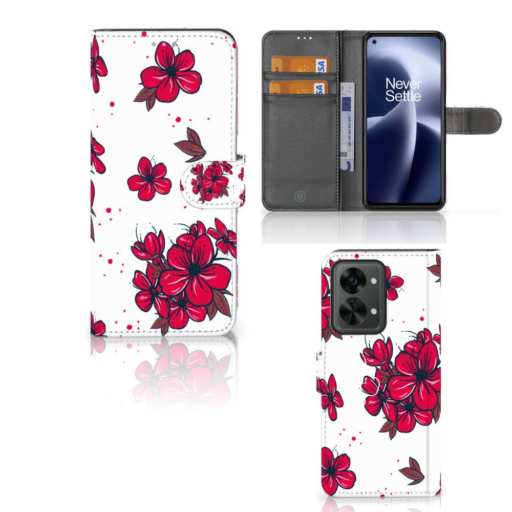 OnePlus Nord 2T Hoesje Blossom Red
