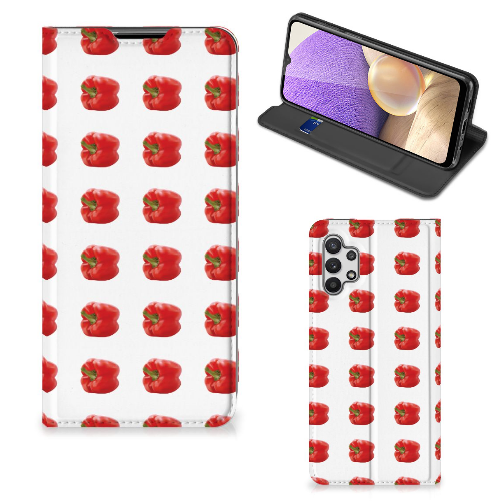 Samsung Galaxy A32 5G Flip Style Cover Paprika Red - B2C Telecom