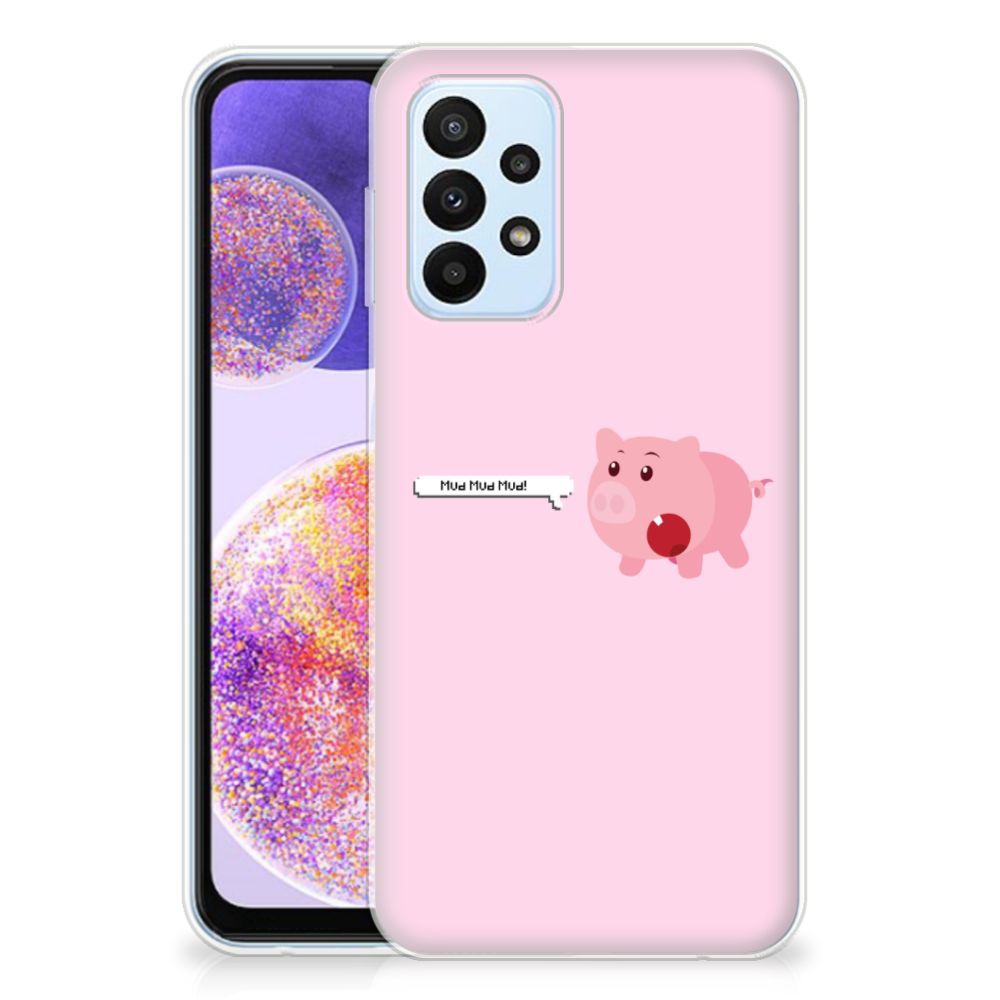 Samsung Galaxy A23 Telefoonhoesje met Naam Pig Mud B2C Telecom
