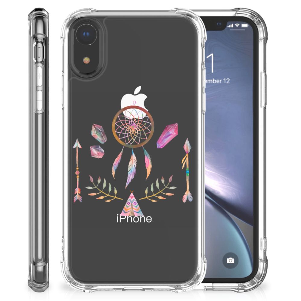 Apple iPhone Xr Stevig Bumper Hoesje Boho Dreamcatcher