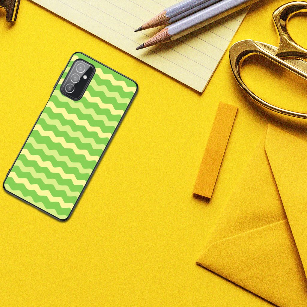 Samsung Galaxy M52 Back Case Waves Green B2C Telecom
