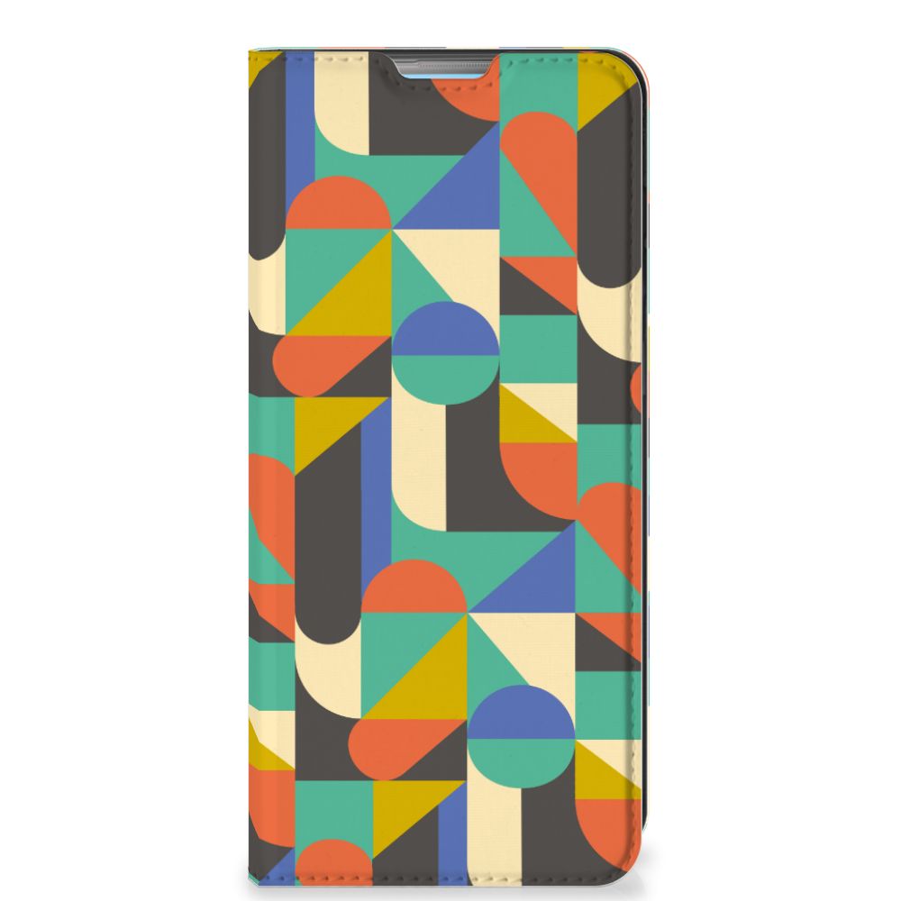 OPPO A74 4G Hoesje met Magneet Funky Retro
