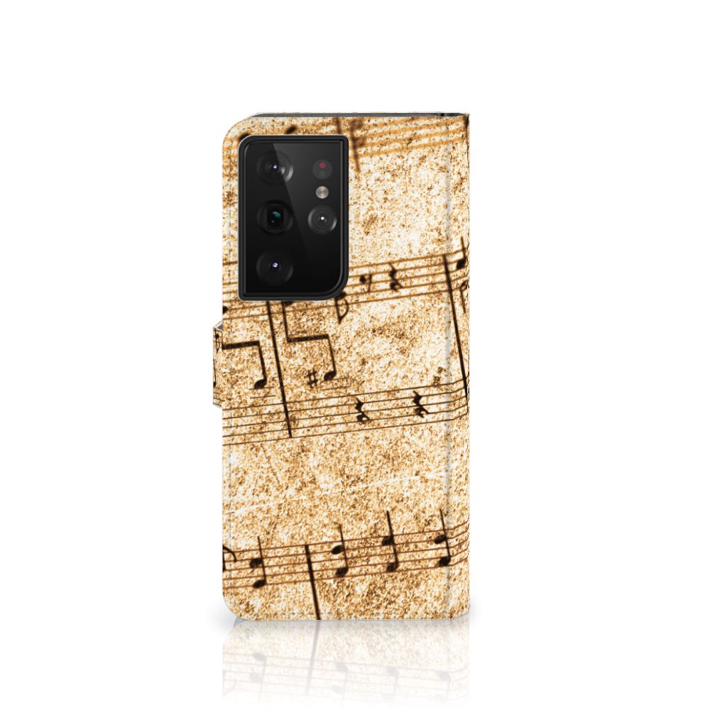 Samsung Galaxy S21 Ultra Telefoonhoesje met foto Bladmuziek