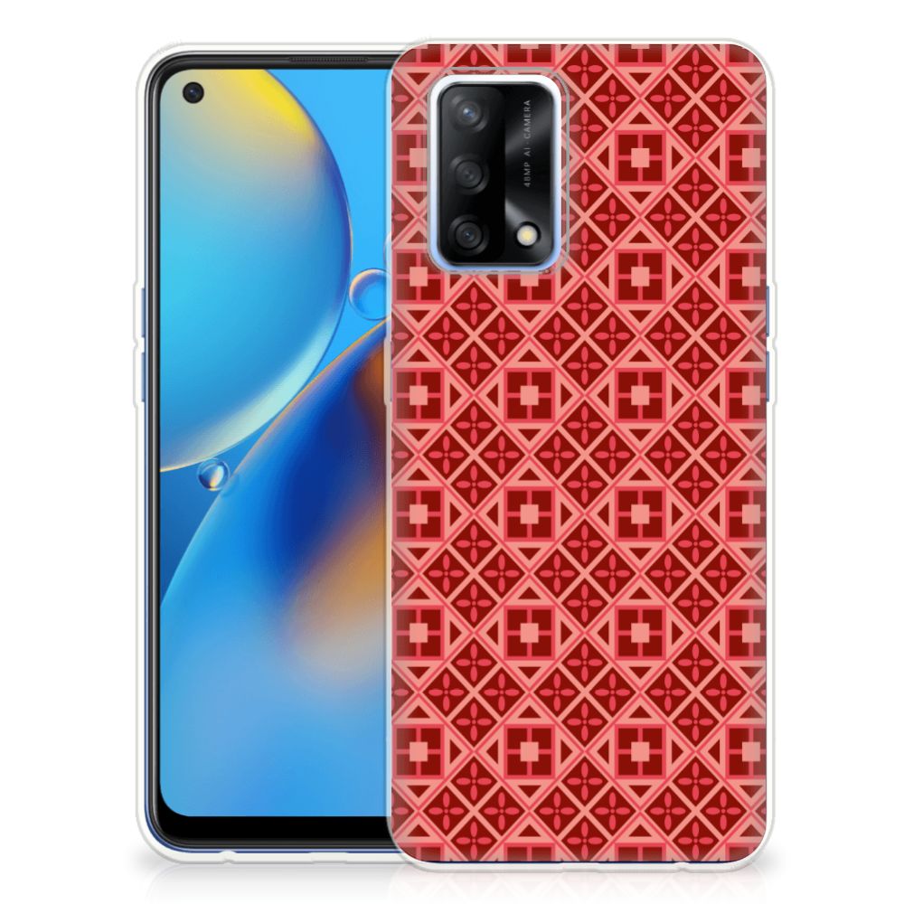 OPPO A74 4G TPU bumper Batik Rood B2C Telecom
