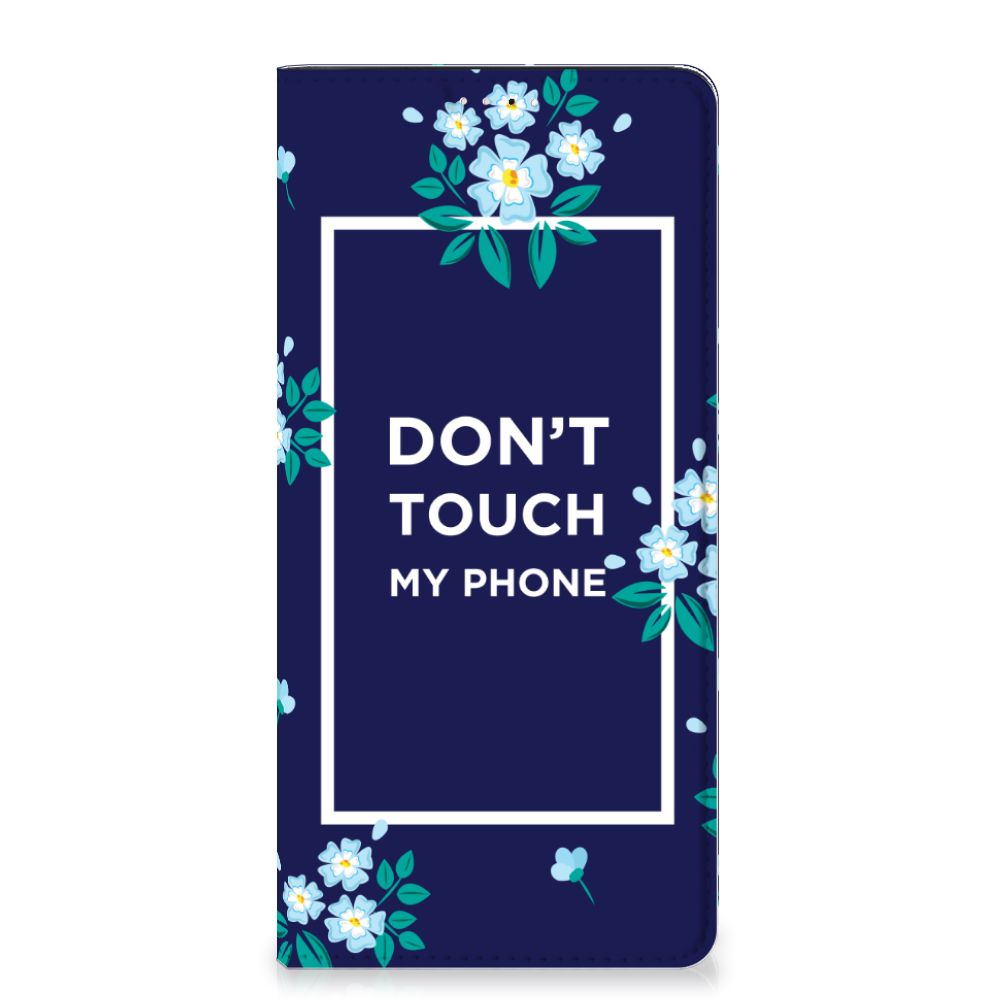 Samsung Galaxy A33 5G Design Case Flowers Blue DTMP