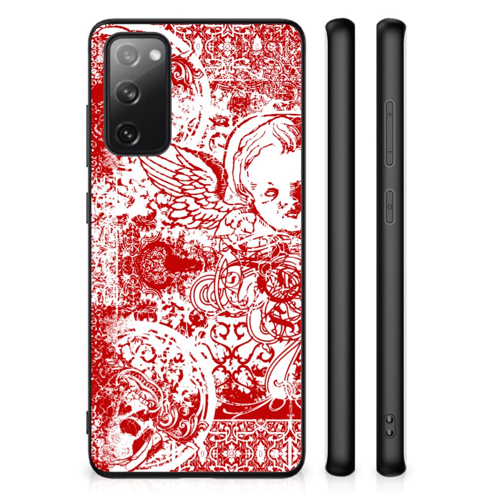 Telefoonhoesje Samsung Galaxy S20 FE Angel Skull Rood B2C Telecom
