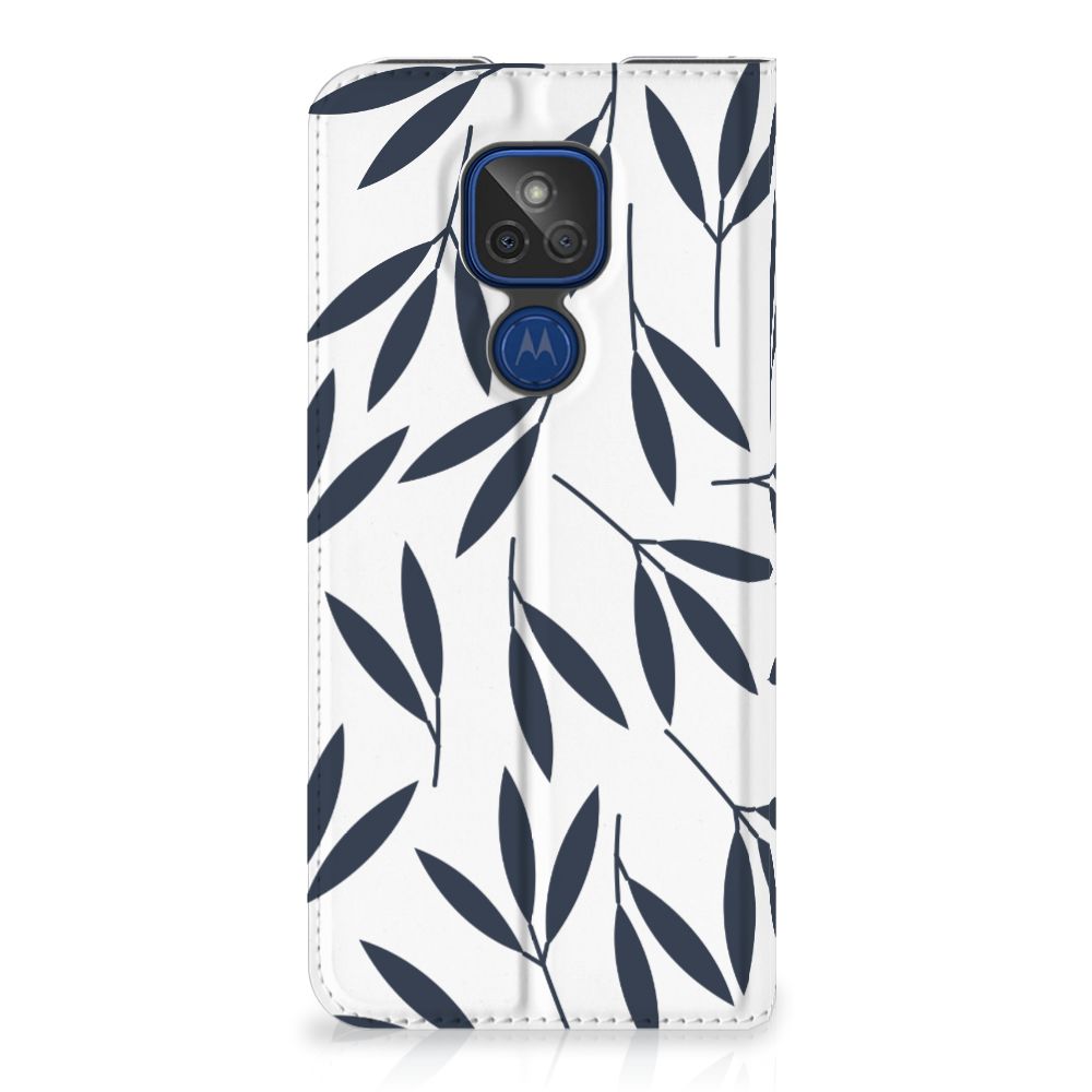 Motorola Moto G9 Play Smart Cover Leaves Blue - B2C Telecom