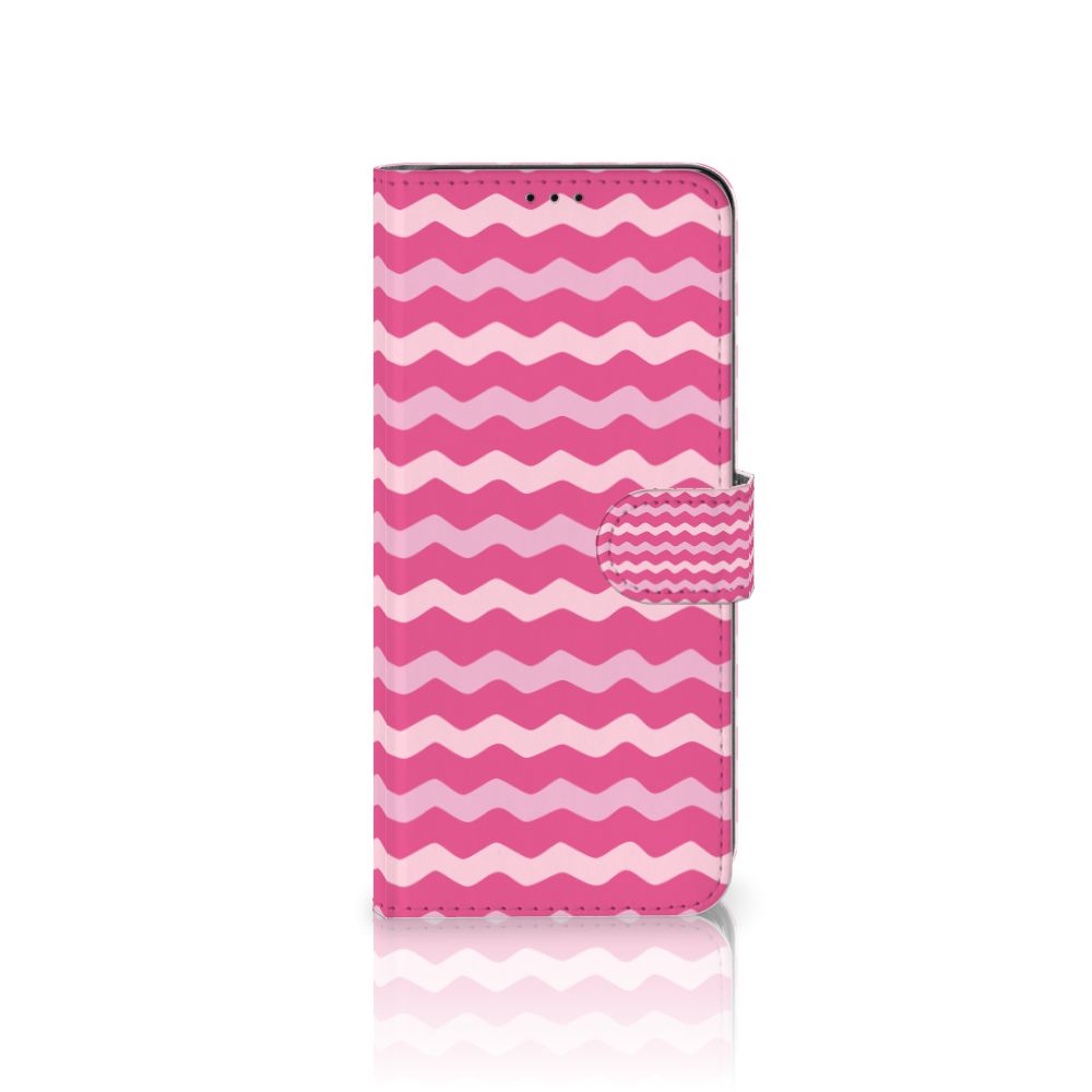 Samsung Galaxy S21 Ultra Telefoon Hoesje Waves Pink