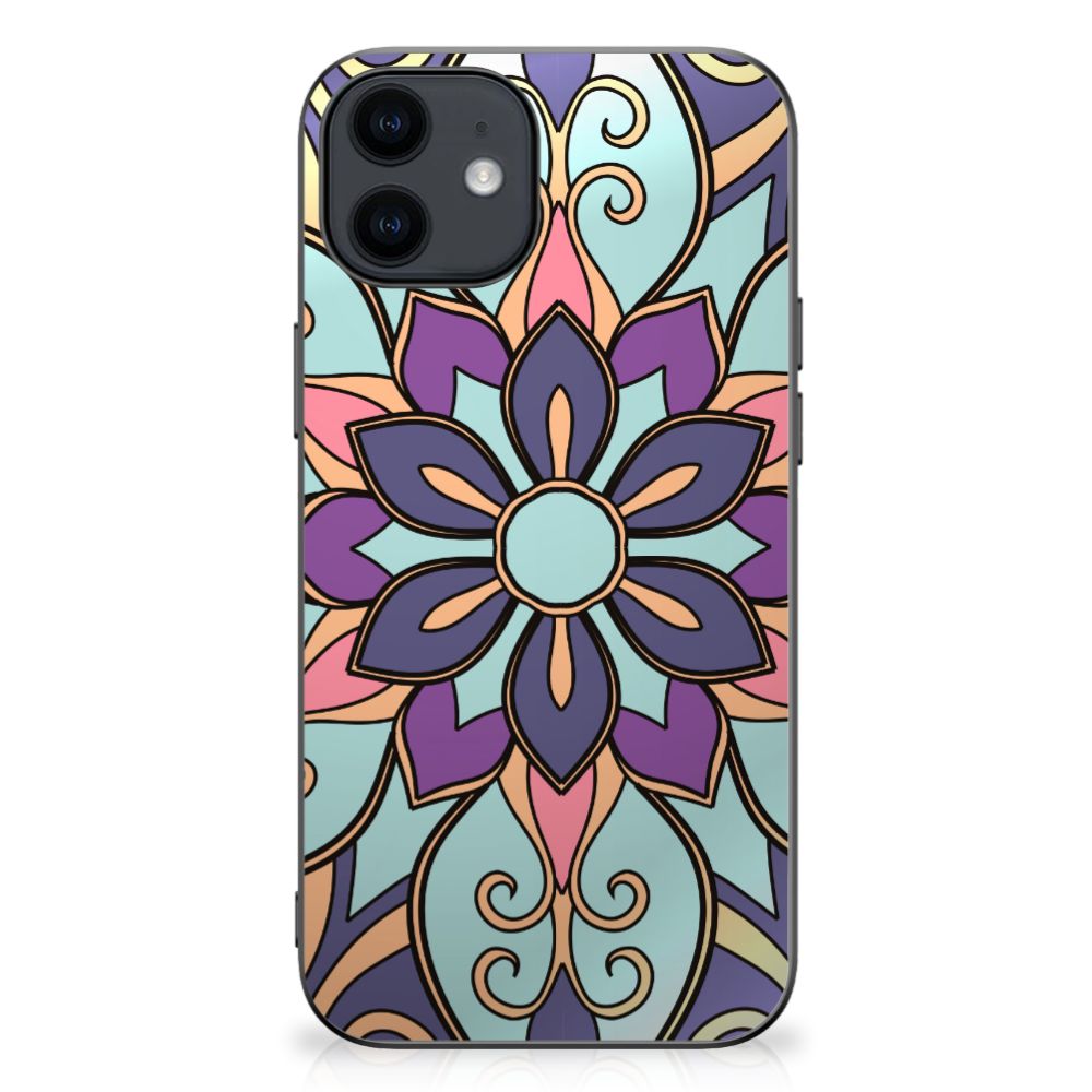 iPhone 12 Pro | 12 (6.1") Skin Case Purple Flower