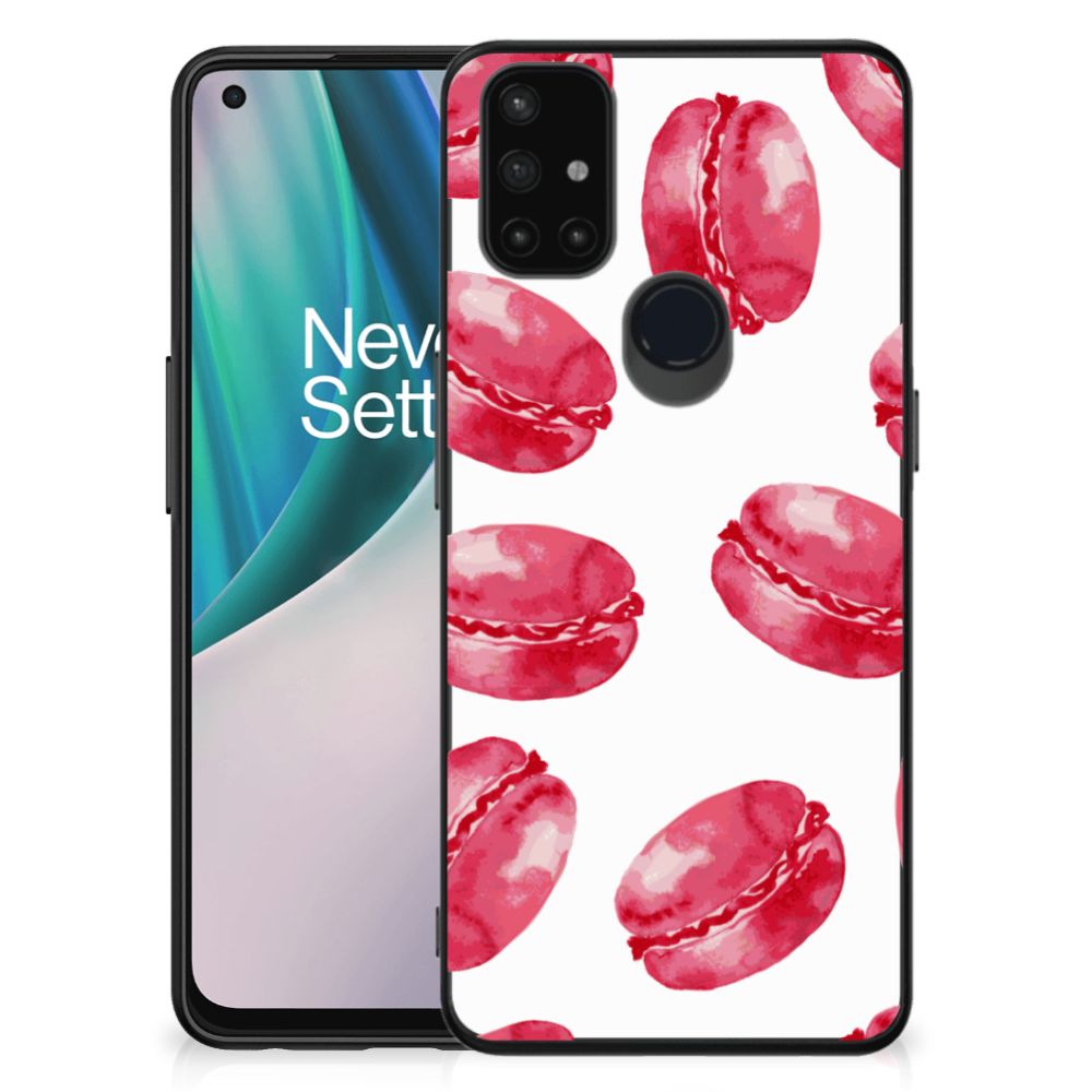 OnePlus Nord N10 5G Back Cover Hoesje Pink Macarons