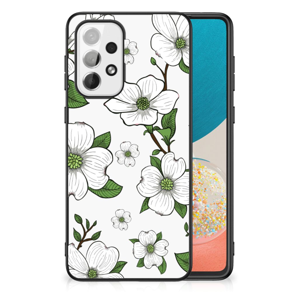 Samsung Galaxy A73 Bloemen Hoesje Dogwood Flowers B2C Telecom