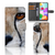 Samsung Galaxy A41 Telefoonhoesje met Pasjes Cheetah met close-up cheeta oog en ruimte voor 3 pasjes.
