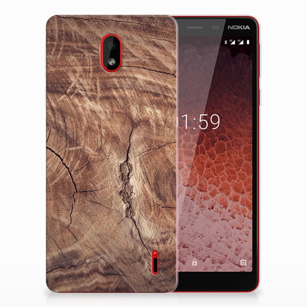 Nokia 1 Plus Bumper Hoesje Tree Trunk