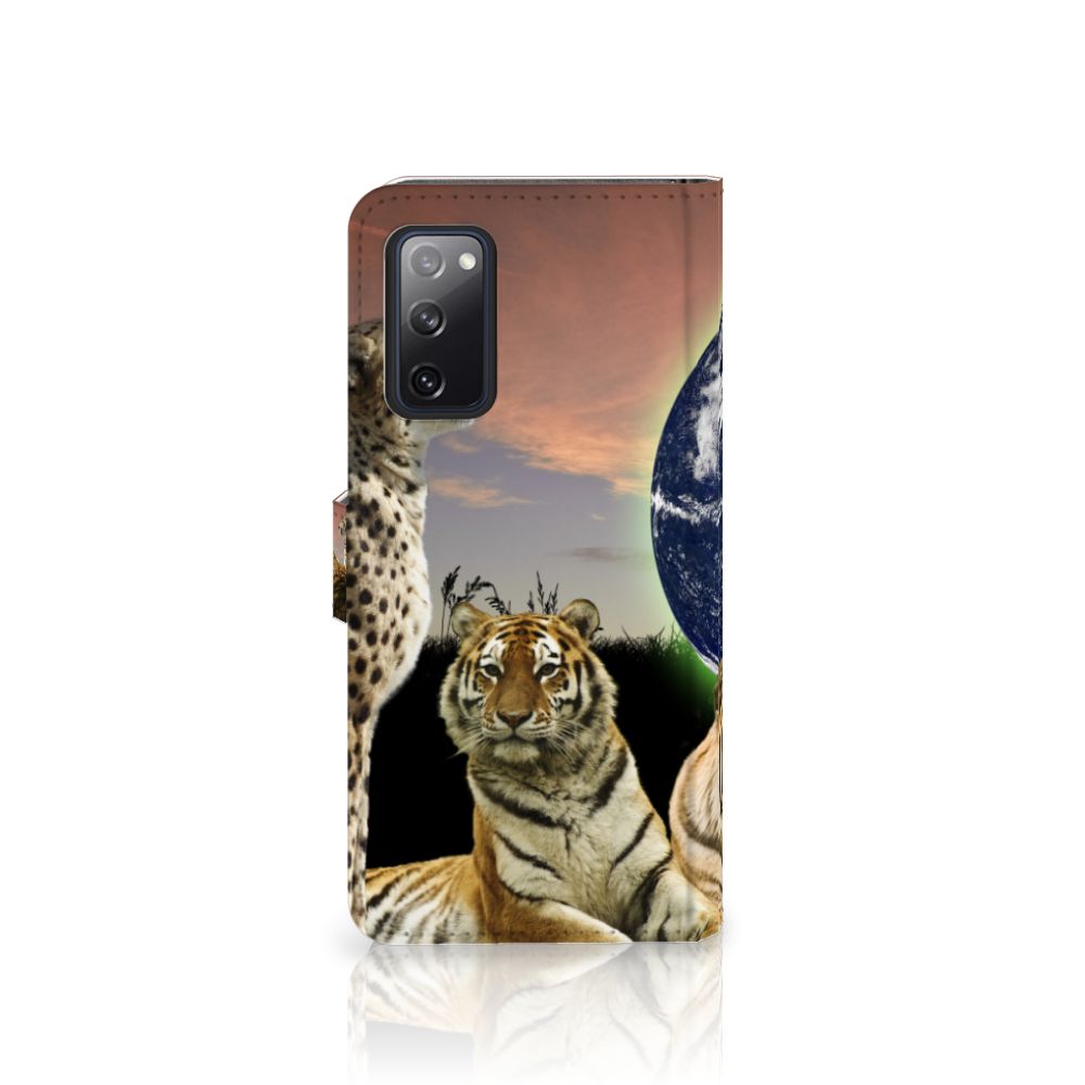Samsung Galaxy S20 FE Telefoonhoesje met Pasjes Roofdieren