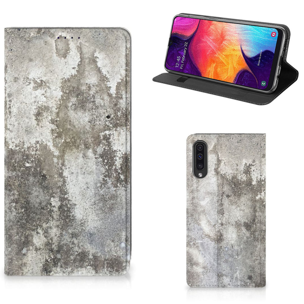 Samsung Galaxy A50 Standcase Beton Print