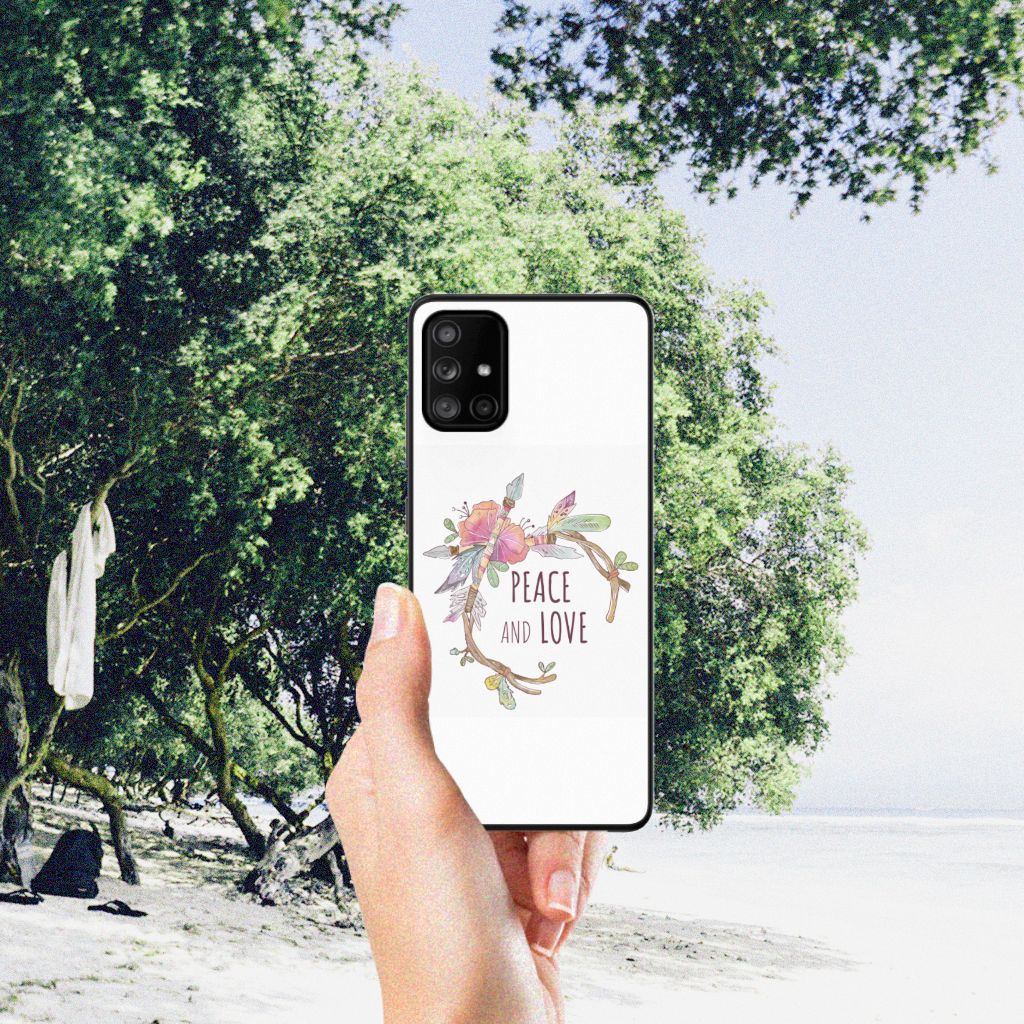 Samsung Galaxy A71 Hoesje Boho Text B2C Telecom