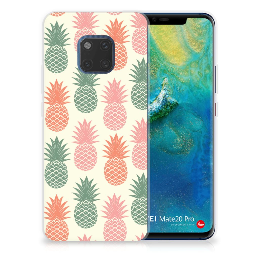 Huawei Mate 20 Pro Siliconen Case Ananas