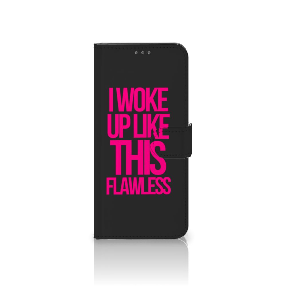 Samsung Galaxy S21 Plus Hoesje met naam Woke Up - Origineel Cadeau Zelf Maken