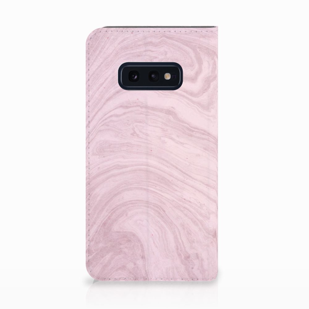 Samsung Galaxy S10e Standcase Marble Pink - Origineel Cadeau Vriendin
