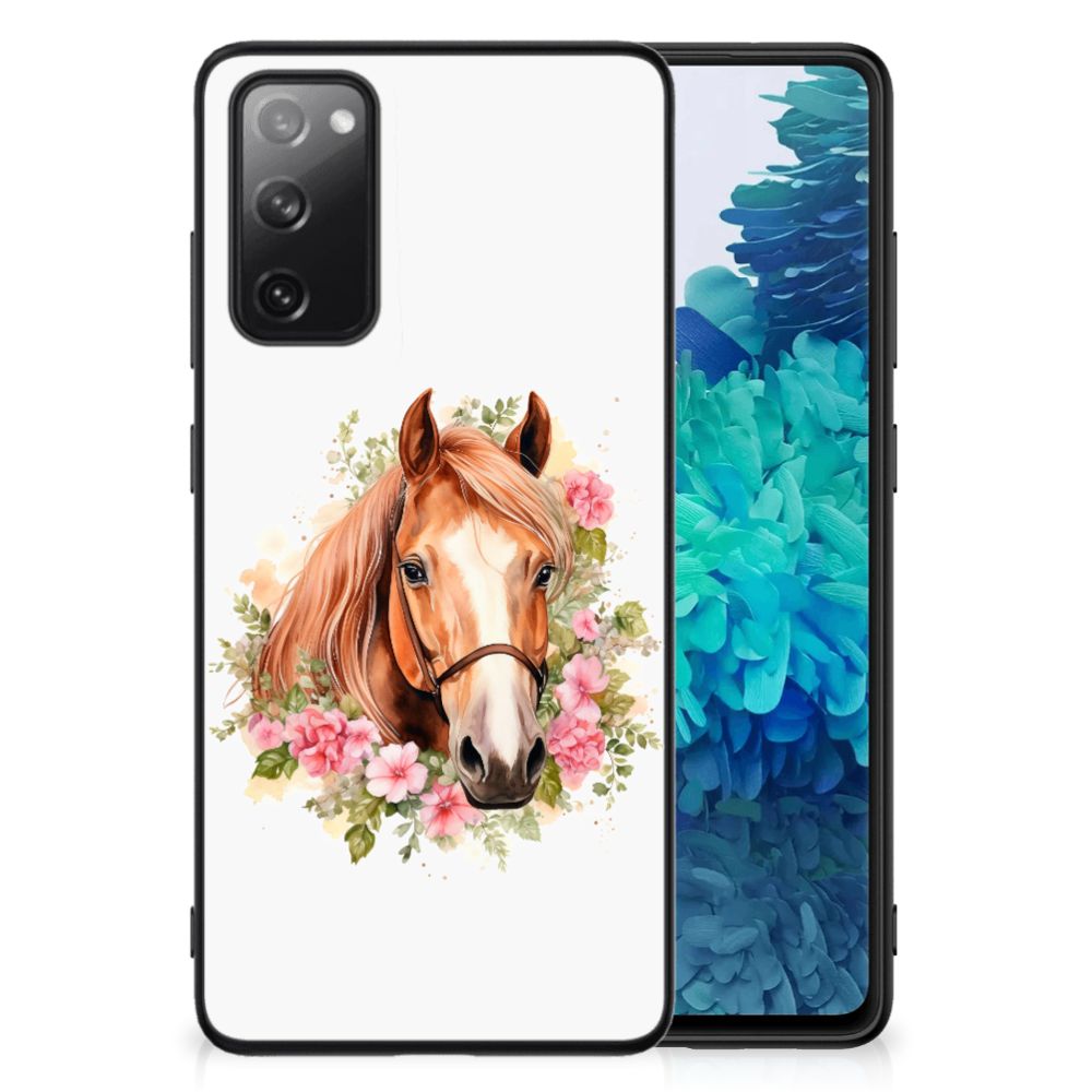 Dierenprint Telefoonhoesje voor Samsung Galaxy S20 FE Paard B2C Telecom