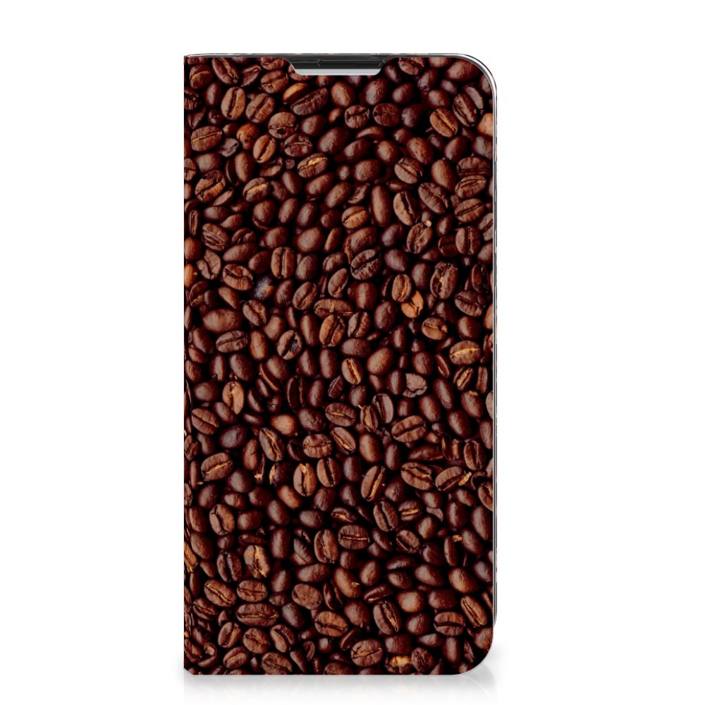 Motorola Moto G8 Power Flip Style Cover Koffiebonen - B2C Telecom