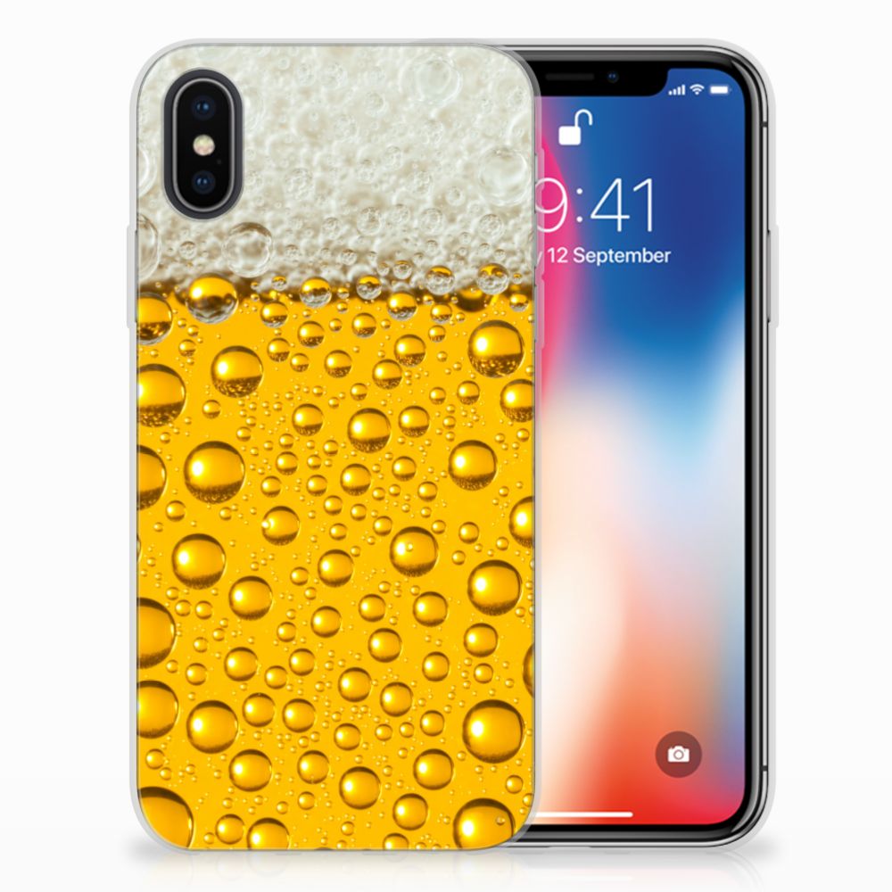 Apple iPhone X | Xs Siliconen Case Bier