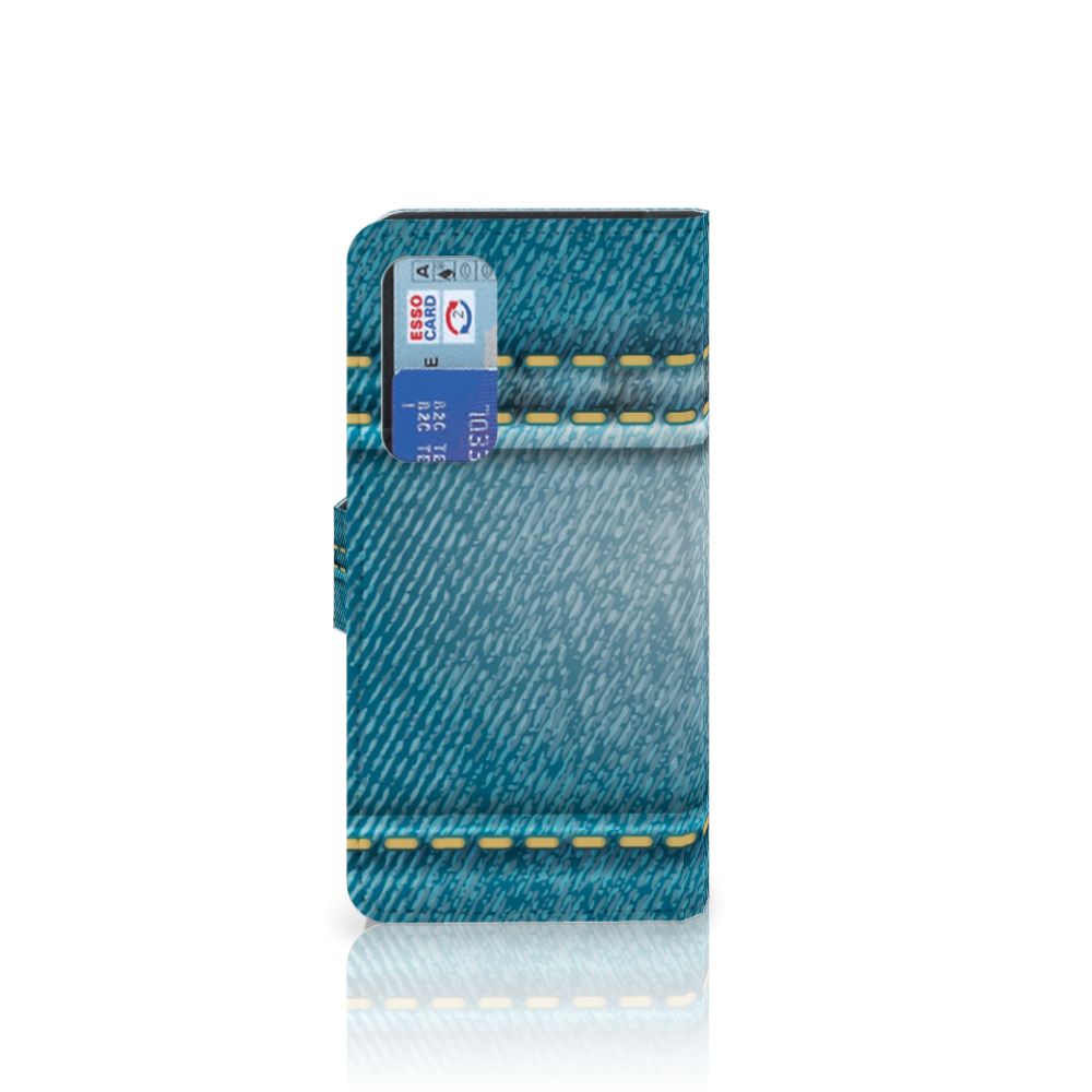 Huawei P40 Wallet Case met Pasjes Jeans