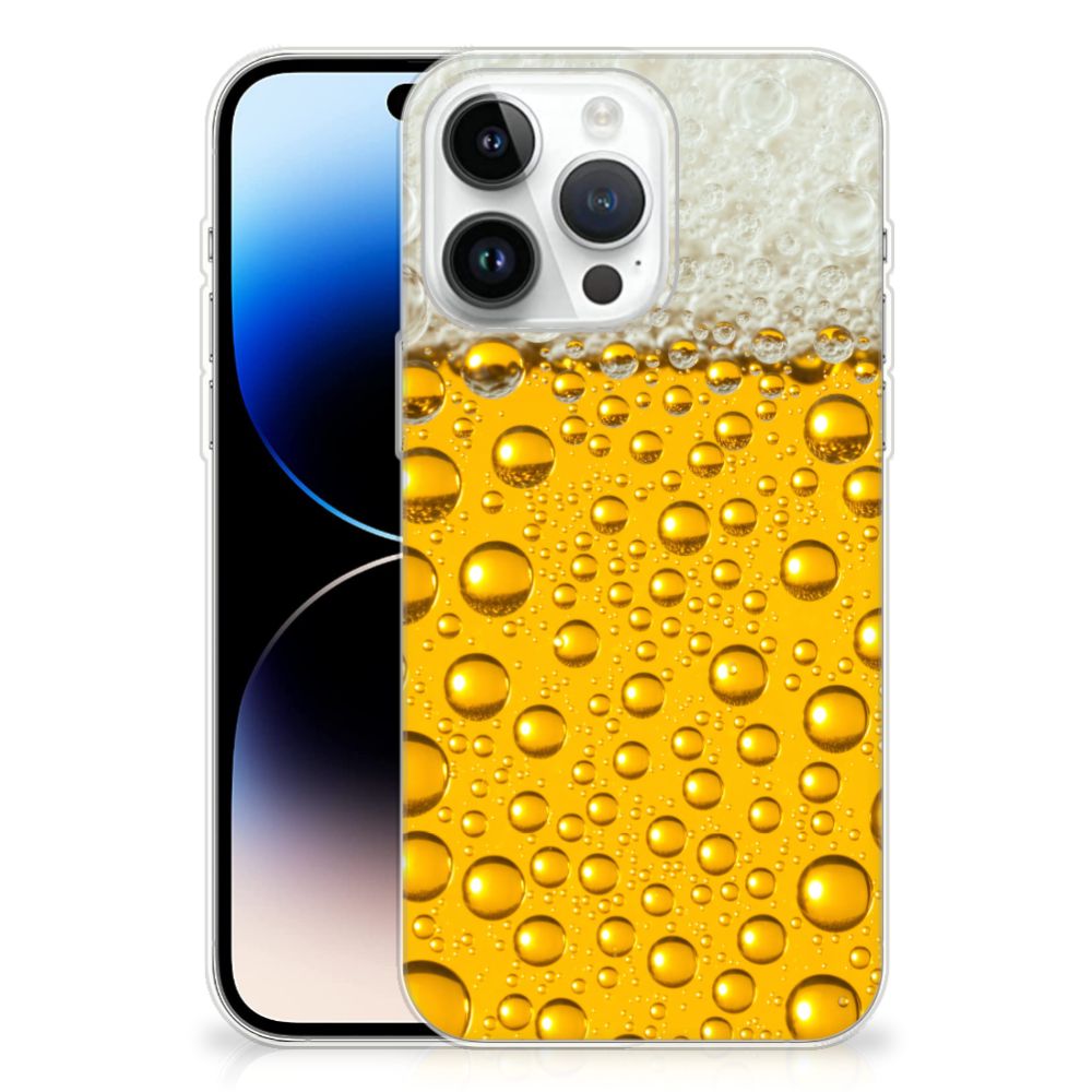 iPhone 14 Pro Max Siliconen Case Bier