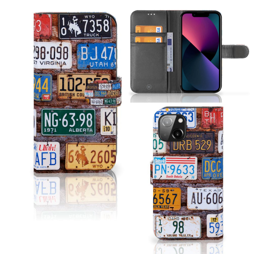Apple iPhone 13 Telefoonhoesje met foto Kentekenplaten