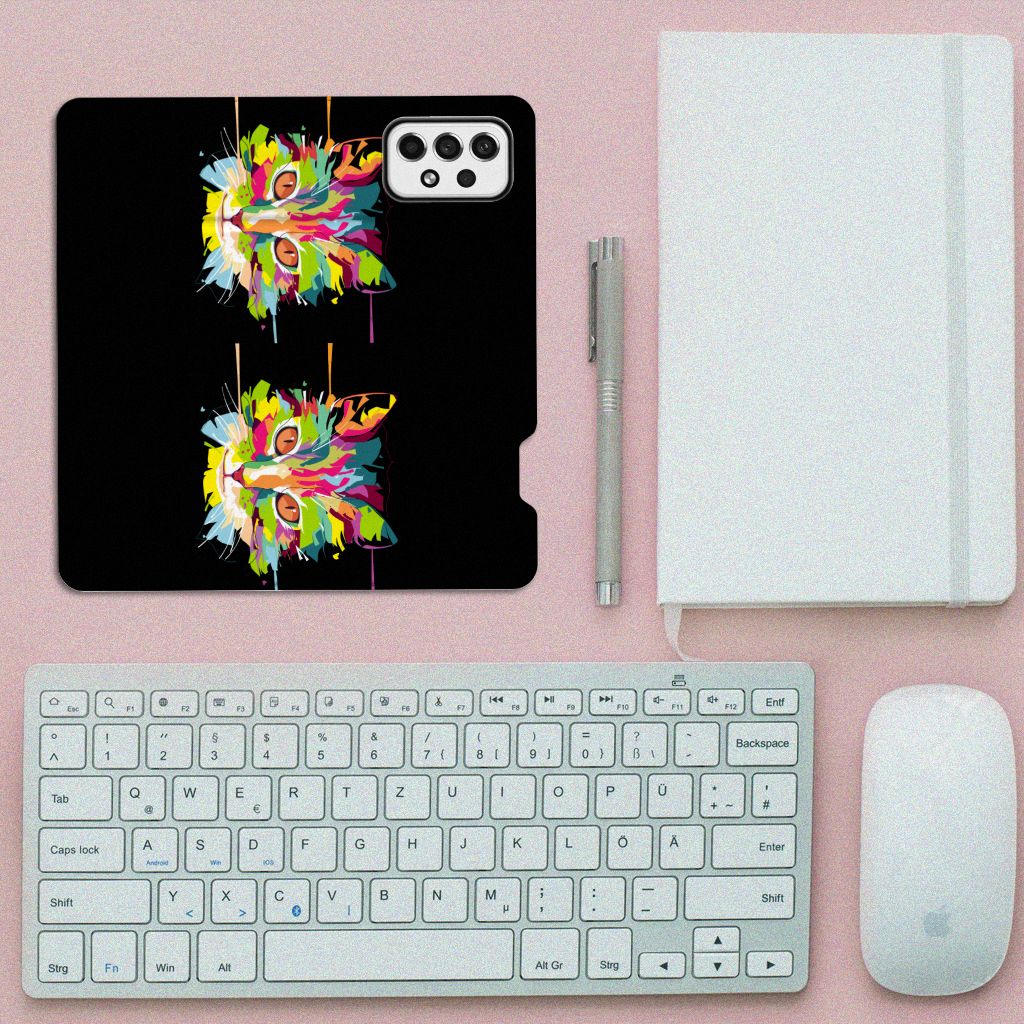 Samsung Galaxy A73 Magnet Case Cat Color - B2C Telecom
