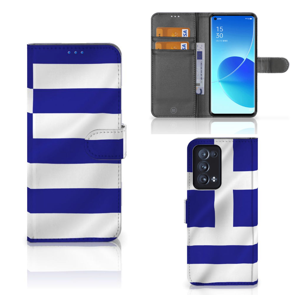 OPPO Reno 6 Pro Plus 5G Bookstyle Case Griekenland