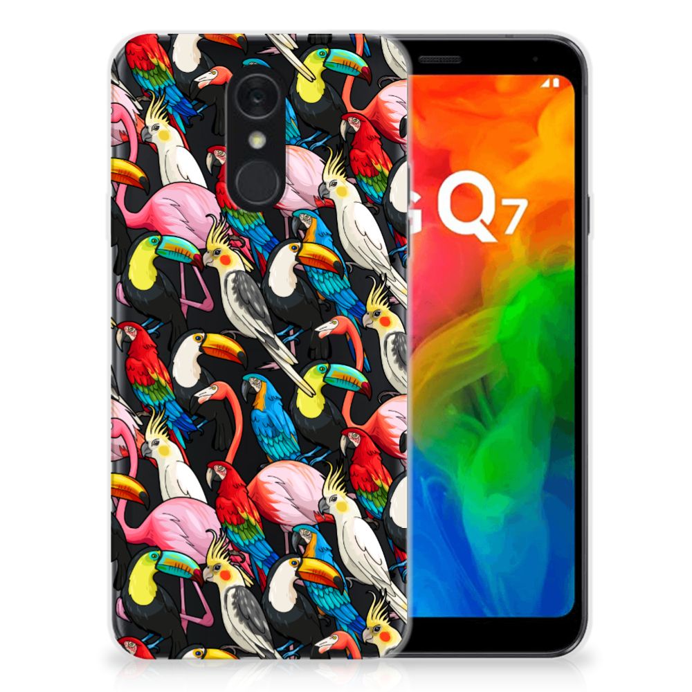 LG Q7 TPU Hoesje Birds