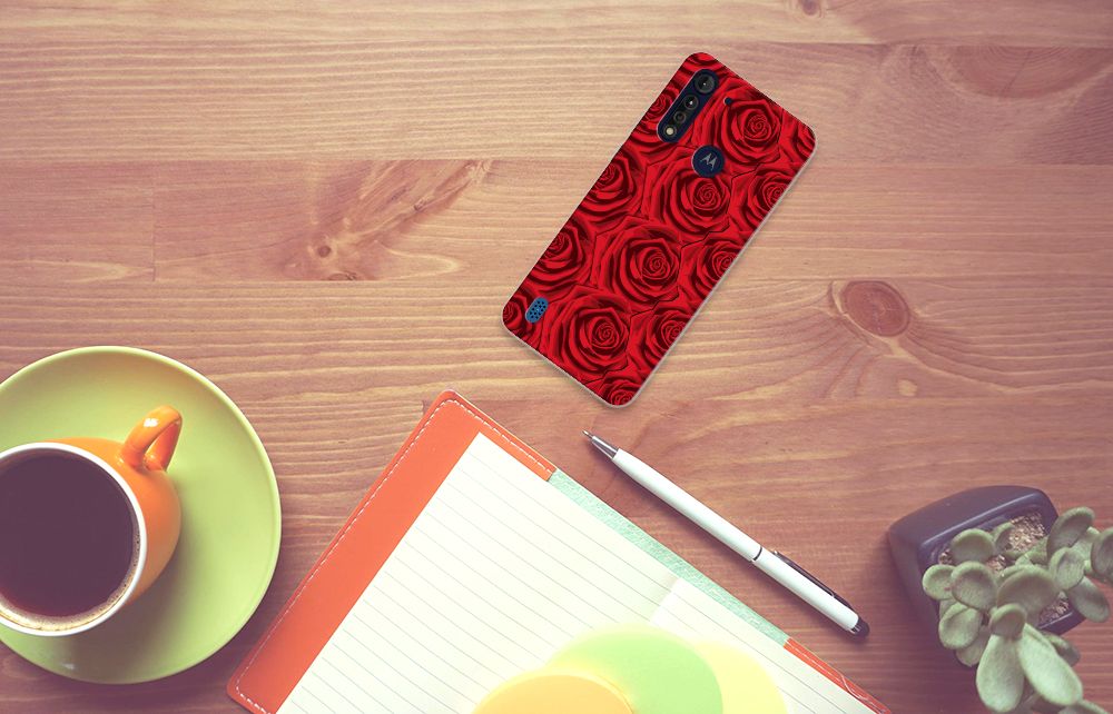 Motorola Moto G8 Power Lite TPU Case Red Roses B2C Telecom
