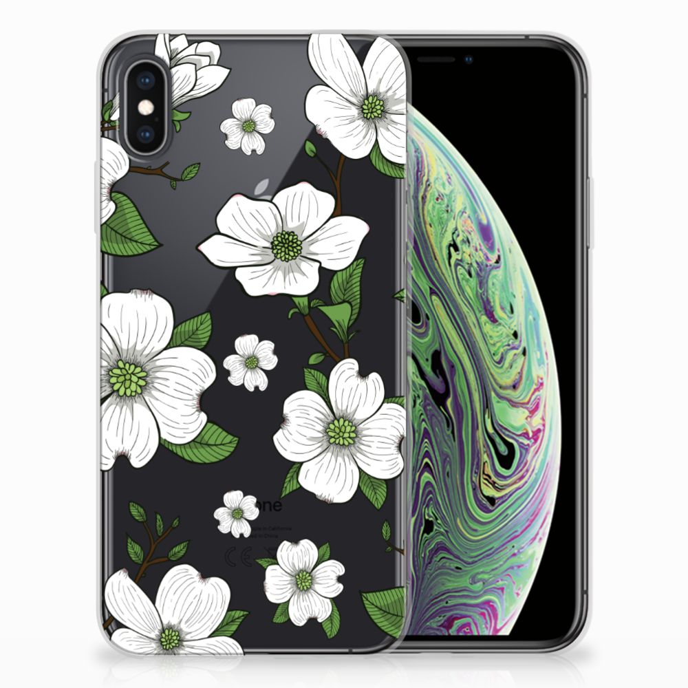Apple iPhone Xs Max TPU Case Dogwood Flowers