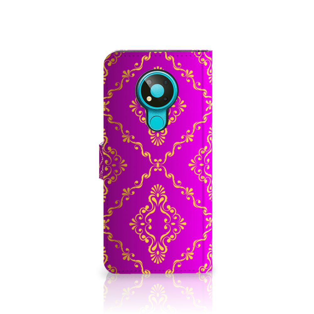 Wallet Case Nokia 3.4 Barok Roze