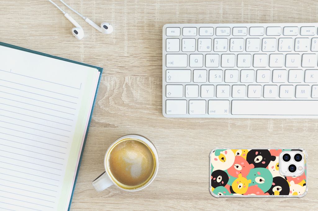 iPhone 14 Pro Stevig Bumper Hoesje Bears B2C Telecom