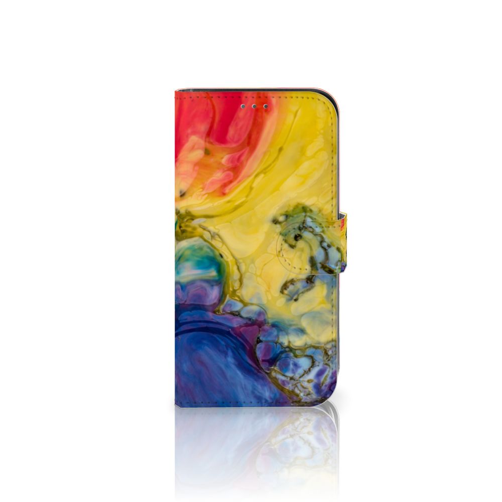 Hoesje iPhone 12 | 12 Pro (6.1") Watercolor Dark