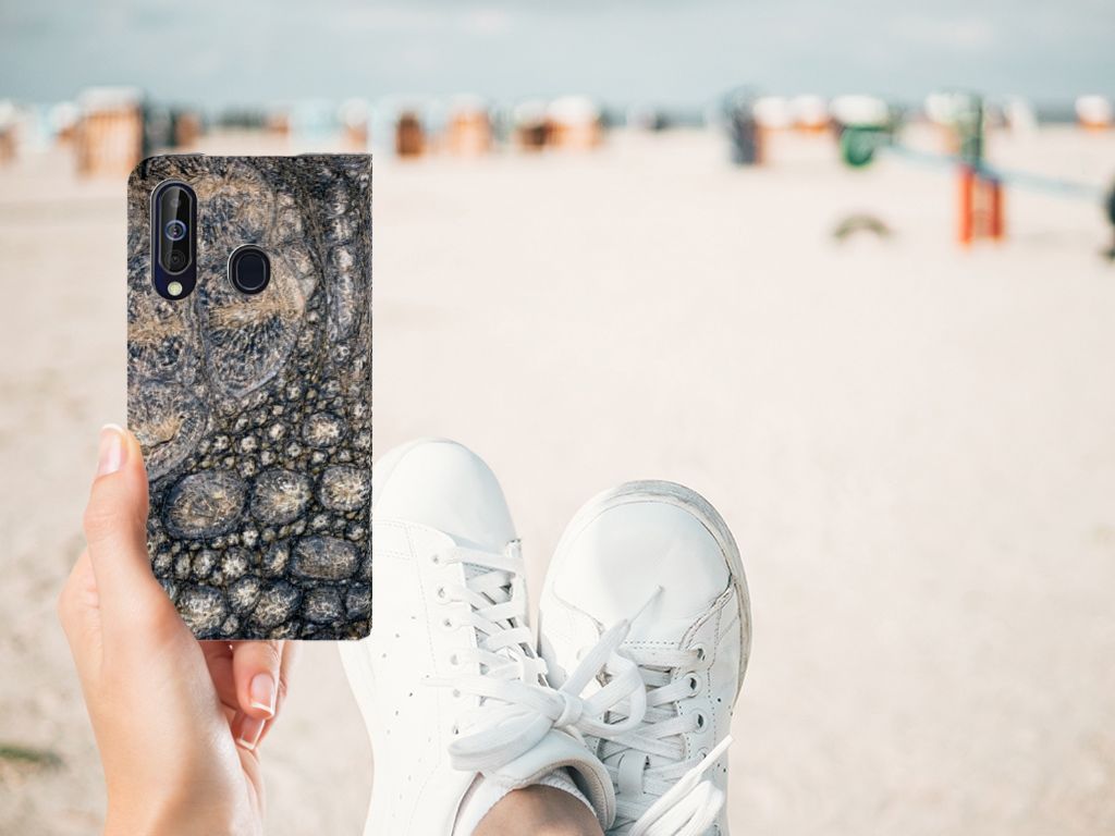 Samsung Galaxy A60 Hoesje maken Krokodillenprint