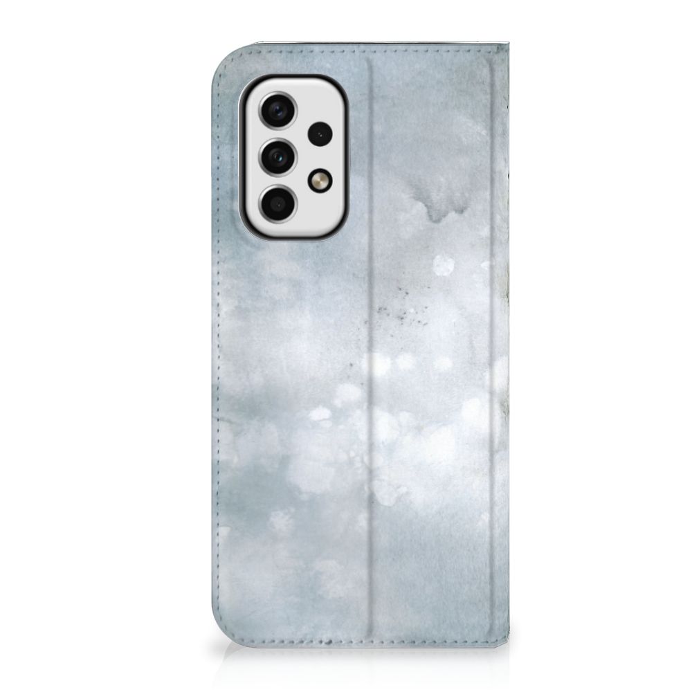 Bookcase Samsung Galaxy A23 Painting Grey - B2C Telecom