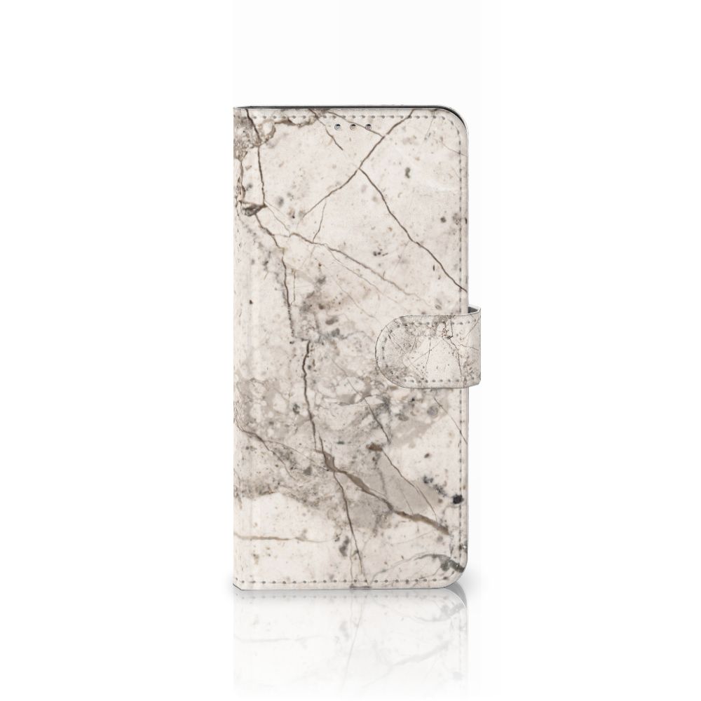 Motorola Moto G60 Bookcase Marmer Beige